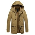 thumbnail image 1 of Men's Jacket Winter Warm Windproof Softshell Outerwear Hooded Coat for Cold Weather Comfort, 1 of 1