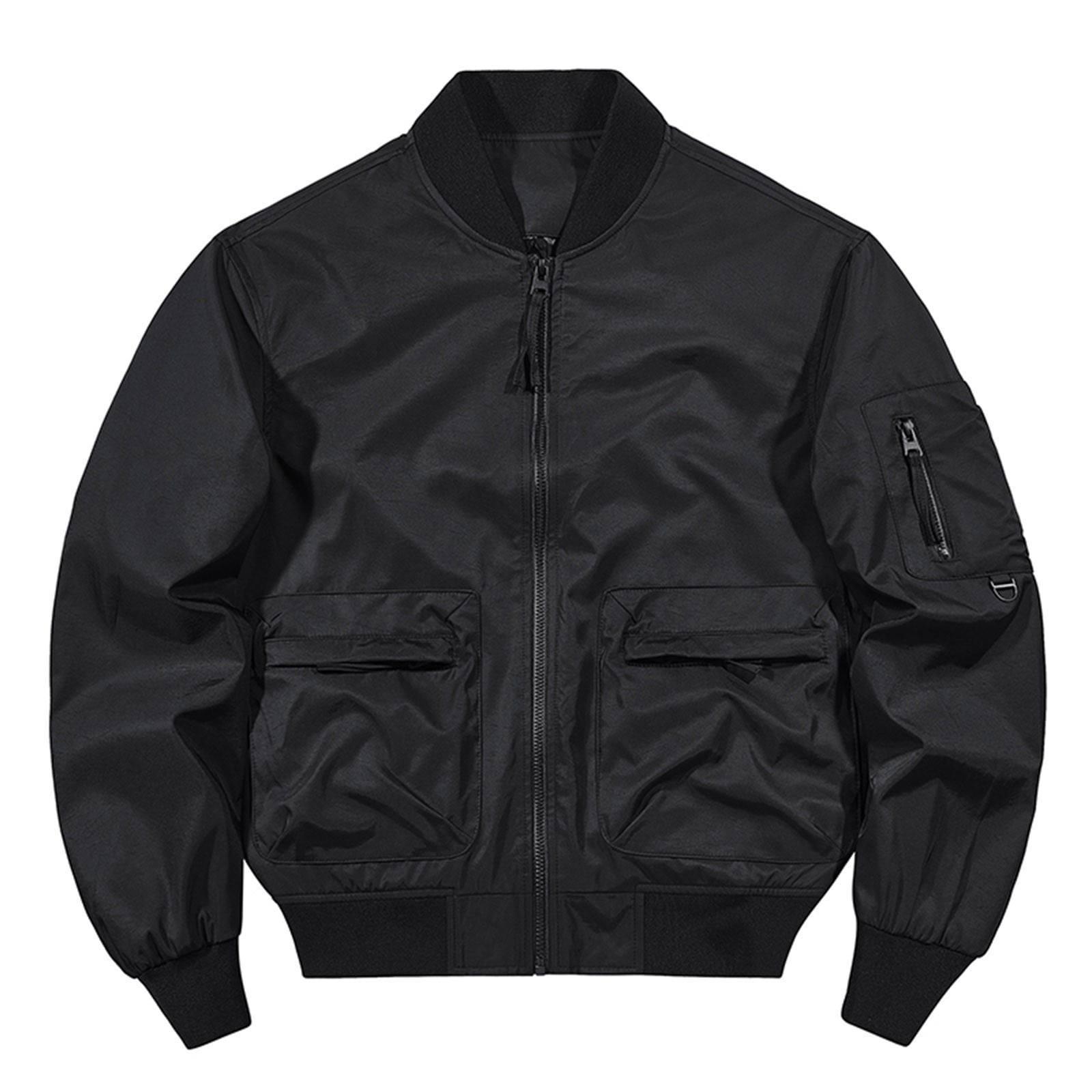 Men's Jacket Wool Blend Letterman Bomber Jacket Baseball