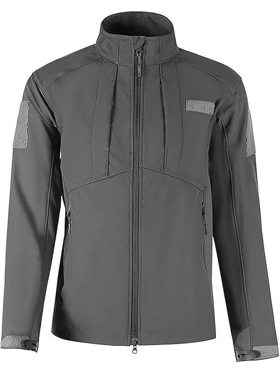 Men's Jackets Ski Fleece Waterproof Windbreaker Work Lightweight Hiking Hunting Jacket Outdoor with Pockets Coat(Available in Plus Size)