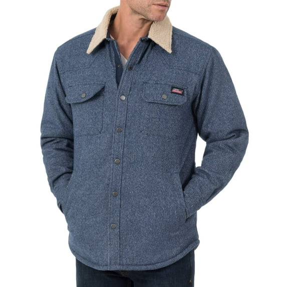 Men's Jacquard Sherpa Shirt Jacket