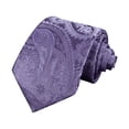 thumbnail image 1 of Men's Jacquard Woven Tie, Floral Paisley Pattern Wedding Necktie, Classic 3.15" Width, 1 of 2