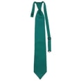 thumbnail image 1 of Men’s Jade Formal Satin Pre-Tied Necktie Tie in a Variety of Colors by Spencer J’s Signature Satin Collection, 1 of 4