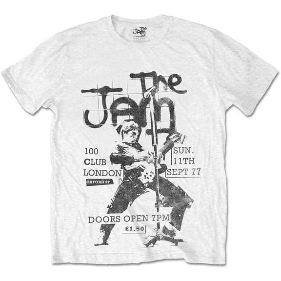 Men's Jam 100 Club 77 Slim Fit T-shirt Medium White