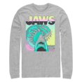thumbnail image 1 of Men's Jaws 80s Colorful Wave Long Sleeve Shirt, 1 of 4