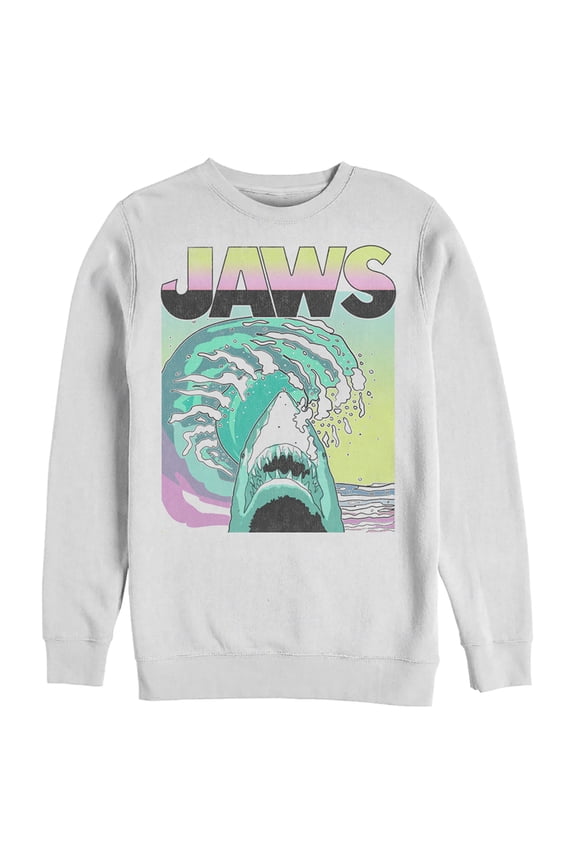 Men's Jaws 80s Colorful Wave Sweatshirt