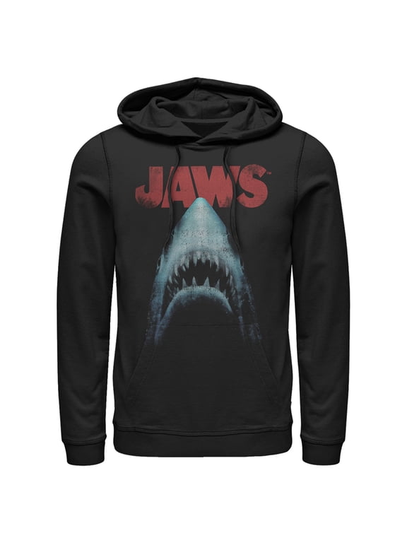 Men's Jaws Classic Poster Pull Over Hoodie
