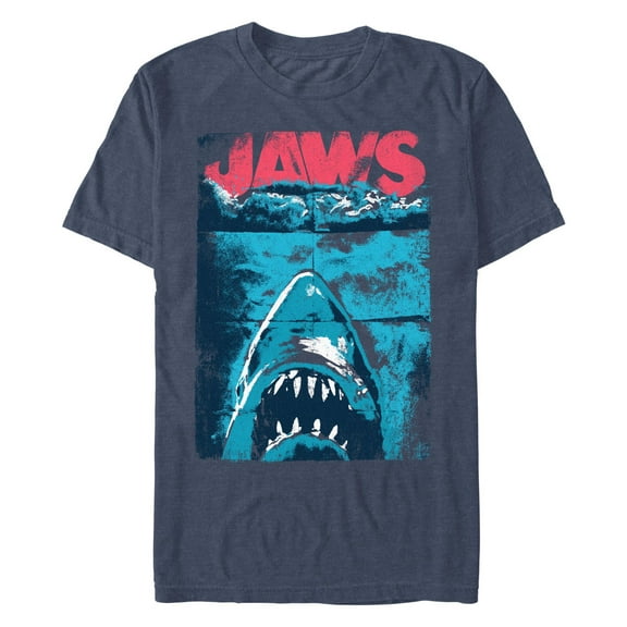 Men's Jaws Deep Blue Monster  Graphic T-Shirt