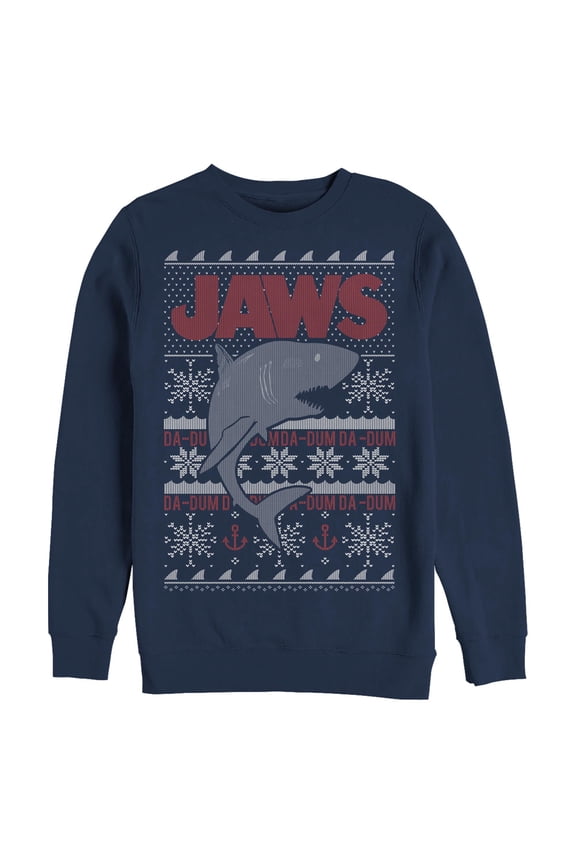 Men's Jaws Shark Ugly Sweater Sweatshirt