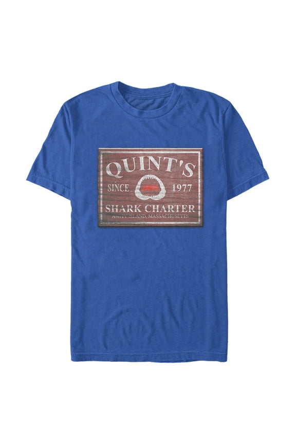 Men's Jaws Quint's Shark Charter Graphic T-Shirt