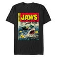thumbnail image 1 of Men's Jaws Retro Comic Book Shark  Graphic T-Shirt, 1 of 4