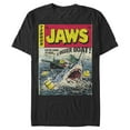thumbnail image 1 of Men's Jaws Retro Comic Book Shark Graphic T-Shirt, 1 of 9