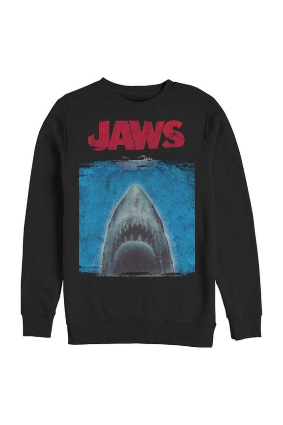 Men's Jaws Shark Movie Poster Sweatshirt