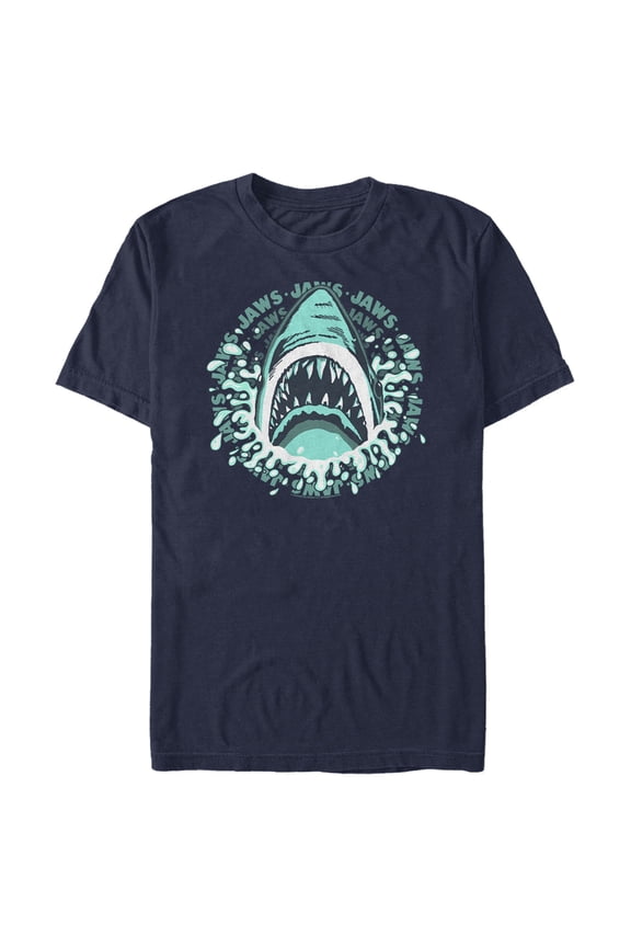 Men's Jaws Shark Splash Graphic T-Shirt