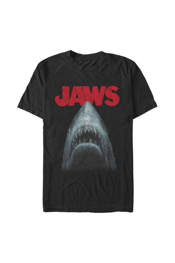 Men's Jaws Shark Teeth Poster  Graphic T-Shirt
