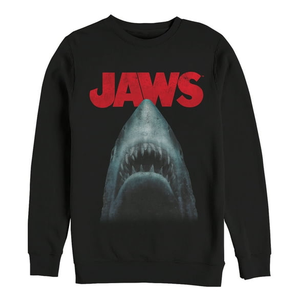 Men's Jaws Shark Teeth Poster  Sweatshirt