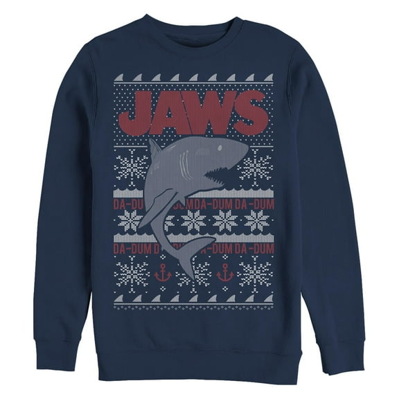 Men's Jaws Shark Ugly Sweater  Sweatshirt