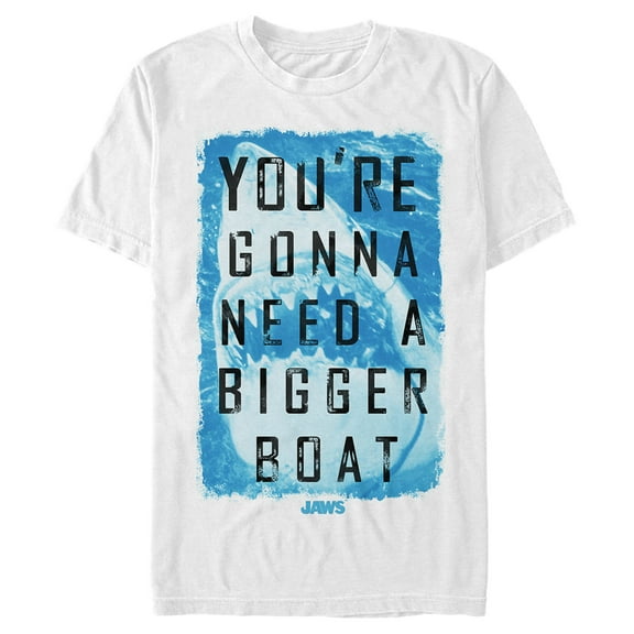Men's Jaws You're Gonna Need a Bigger Boat  Graphic T-Shirt