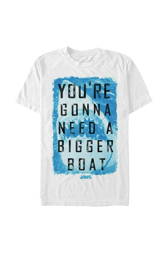 Men's Jaws You're Gonna Need a Bigger Boat  Graphic T-Shirt