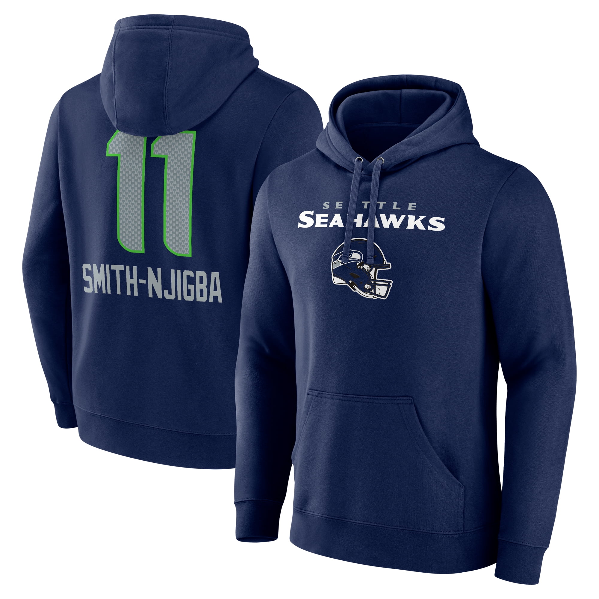 Men's Jaxon Smith-Njigba College Navy Seattle Seahawks Team