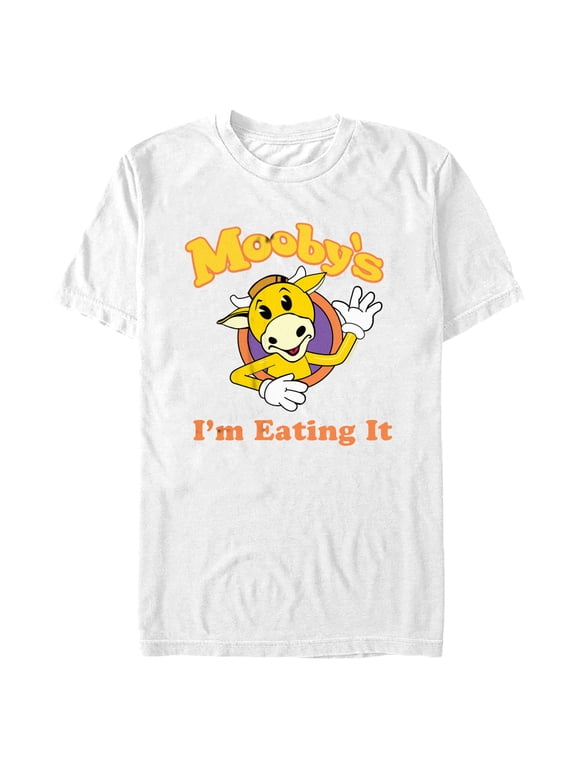 Men's Jay and Silent Bob Mooby's I'm Eating It Graphic Tee White 3X Large