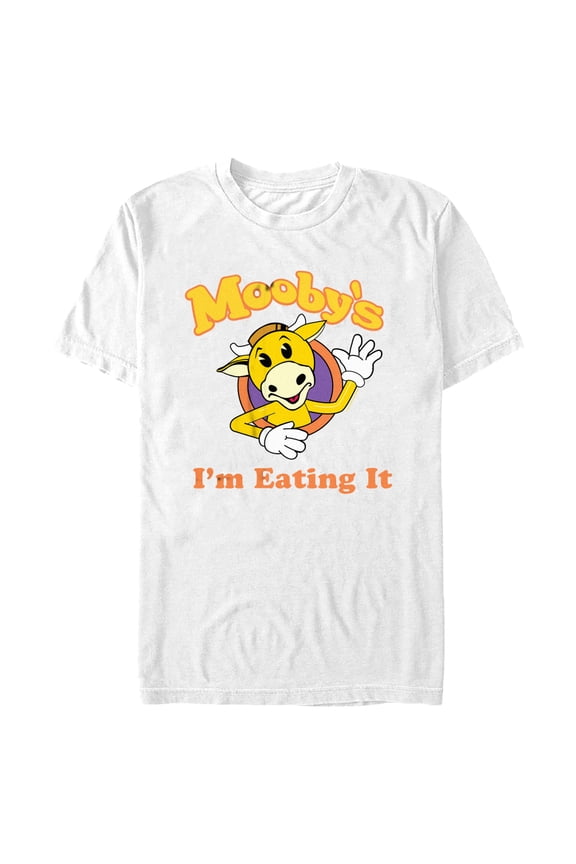 Men's Jay and Silent Bob Mooby's I'm Eating It Graphic Tee White 3X Large