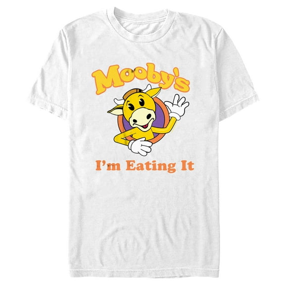Men's Jay and Silent Bob Mooby's I'm Eating It  Graphic Tee White Large