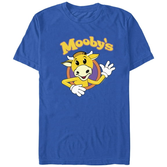 Men's Jay and Silent Bob Mooby's Logo  Graphic Tee Royal Blue X Large
