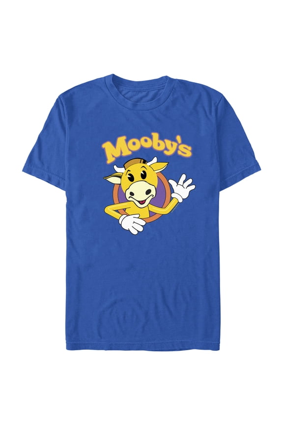 Men's Jay and Silent Bob Mooby's Logo Graphic Tee Royal Blue X Large