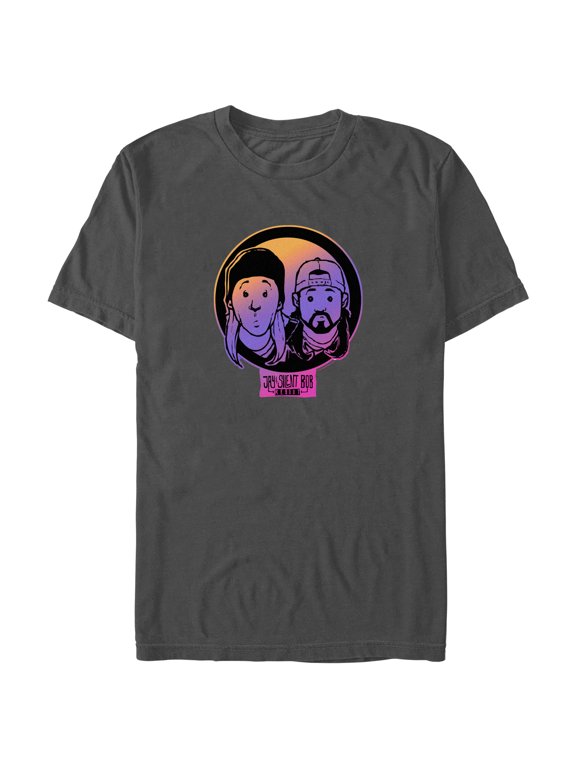 Men's Jay and Silent Bob Reboot Logo Graphic Tee Black 3X Large