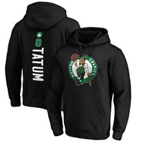 Men's Jayson Tatum Black Boston Celtics Playmaker Name & Number Pullover Hoodie