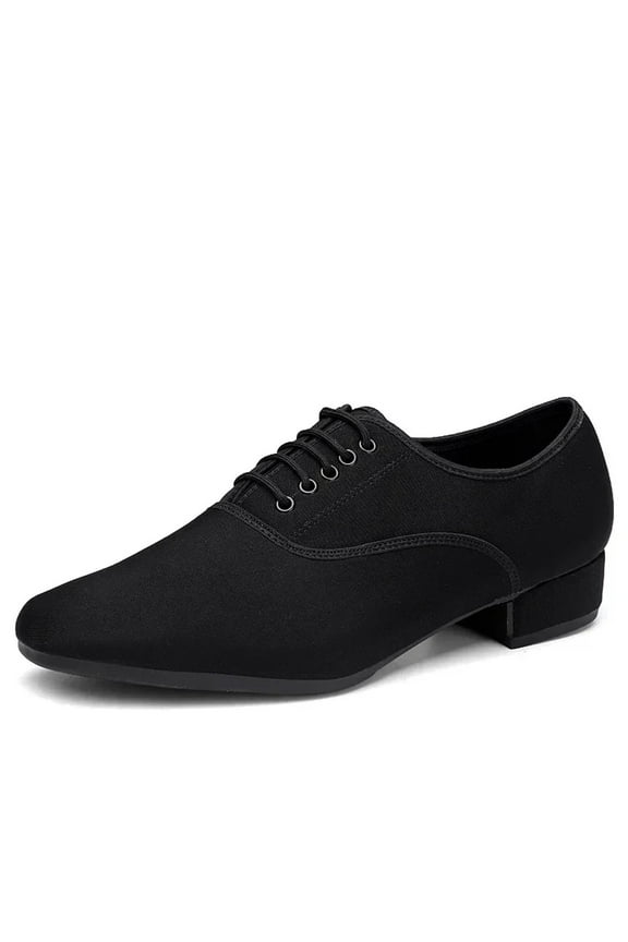 Men's Jazz Sneaker For Men Professional Black Oxford Upper Latin Salsa Shoe Plus Size Low Heel Tango Ballroom Dance Shoes