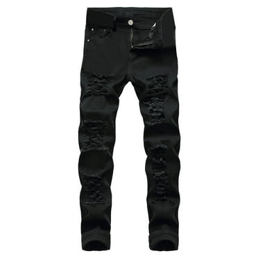 Men's Comfort Stretch Denim Jeans - Straight Leg and Relaxed Fit for Daily Wear