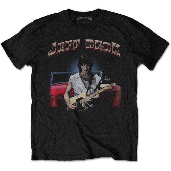 Men's Jeff Beck Hot Rod Slim Fit T-shirt Small Black