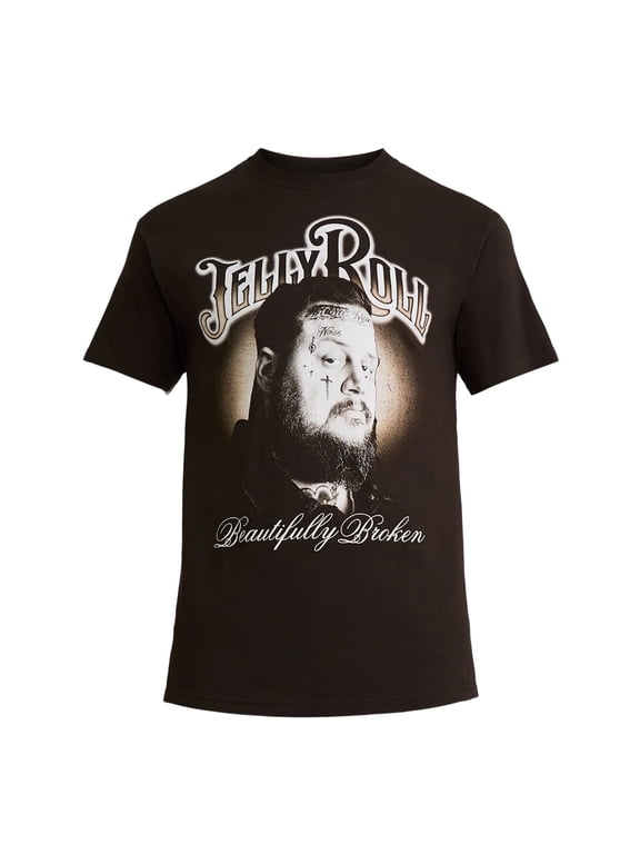 Men's Jelly Roll Beautifully Broken Brown Graphic T-Shirt - XL
