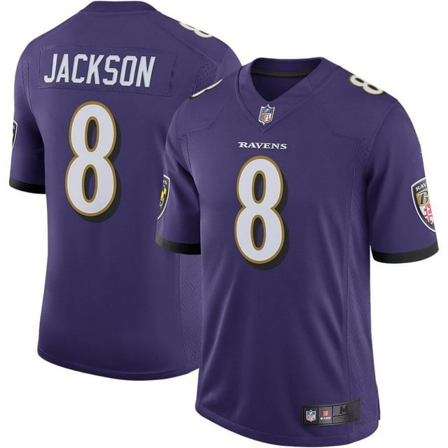 Men's Jersey 2023 Baltimore_Ravens #8 Lamar Jackson Purple Limited ...