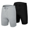 thumbnail image 1 of Men's Jersey Shorts Quick Dry Elastic Workout Short with Drawstring for Bodybuilding Running Exercising Jogging, 1 of 9