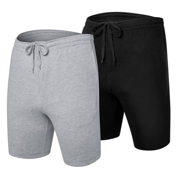 Men's Jersey Shorts Quick Dry Elastic Workout Short with Drawstring for Bodybuilding Running Exercising Jogging