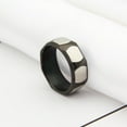 thumbnail image 1 of Men's Jewelry Retro Custom Titanium Steel Ring Diamond, 1 of 3