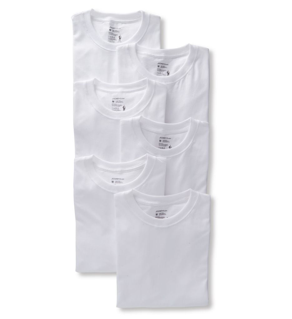 Jockey Men s Classic Crew Neck T Shirt 6 Pack Walmart