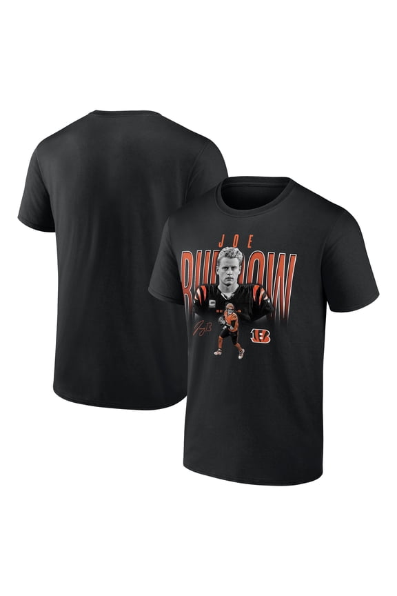 Men's Joe Burrow Black Cincinnati Bengals Humble Shadow Player T-Shirt