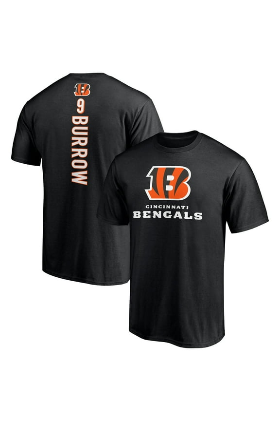 Men's Joe Burrow Black Cincinnati Bengals Playmaker T-Shirt