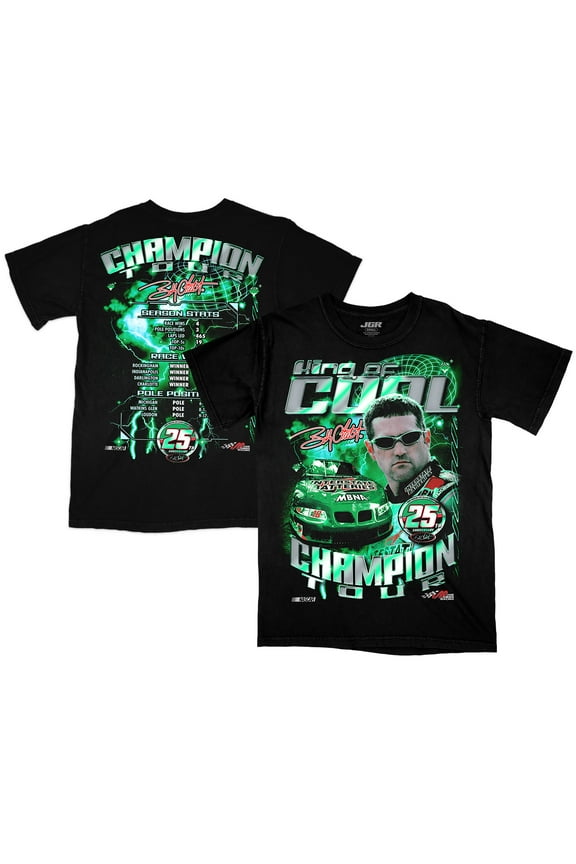 Men's Joe Gibbs Racing Team Collection Black Bobby Labonte Interstate Batteries Legends T-Shirt