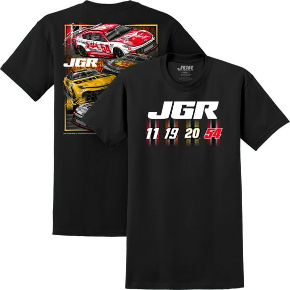 Men's Joe Gibbs Racing Team Collection  Black Joe Gibbs Racing  Car T-Shirt