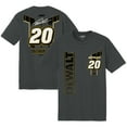 thumbnail image 1 of Men's Joe Gibbs Racing Team Collection  Charcoal Christopher Bell DeWalt Tri-Blend T-Shirt, 1 of 3