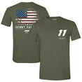 thumbnail image 1 of Men's Joe Gibbs Racing Team Collection Green Denny Hamlin Flag T-Shirt, 1 of 3