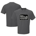 thumbnail image 1 of Men's Joe Gibbs Racing Team Collection Heather Charcoal Denny Hamlin Vintage T-Shirt, 1 of 3