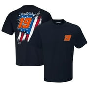 Men's Joe Gibbs Racing Team Collection Navy Martin Truex Jr Exclusive Tonal Flag T-Shirt