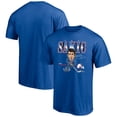 thumbnail image 1 of Men's Joe Sakic Blue Quebec Nordiques Player Caricature T-Shirt, 1 of 3