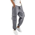 thumbnail image 1 of Men's Joggers with Comfortable Tapered Fit, Adjustable Waist, Soft Breathable Fabric and Handy Pockets Suitable for Training, Sports, Travel and Everyday Relaxation, 1 of 7