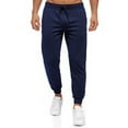 thumbnail image 1 of Men's Joggers Men Sweatpants Men's Casual Jogger Pants Elastic Waistband Solid Color Comfortable Running Sweatpants Lightweight Breathable Tapered Fit, 1 of 4